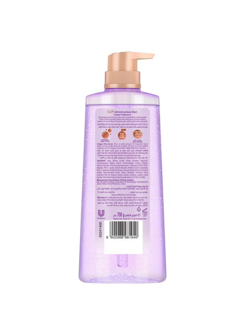 Lux Sparkling Grape Refreshing Body Wash - Image 2